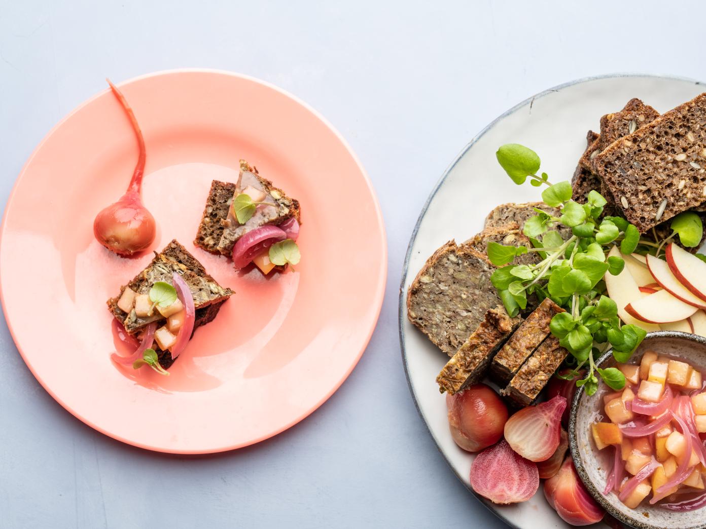 Farsbrød med linser, persillerod og garam masala