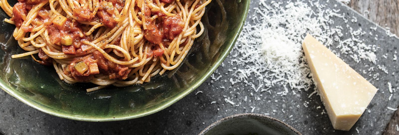 Pasta med tomatsauce