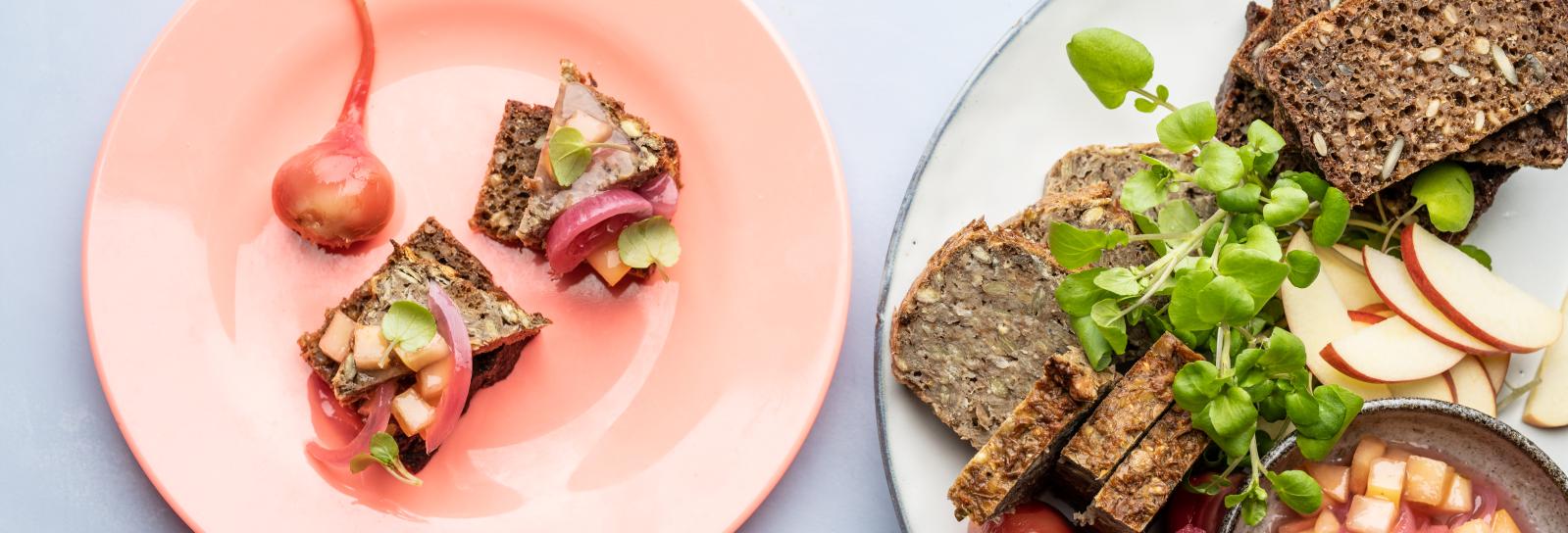 Farsbrød med linser, persillerod og garam masala