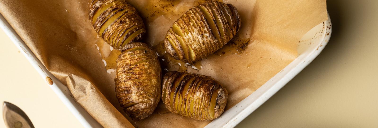 Hasselback kartofler