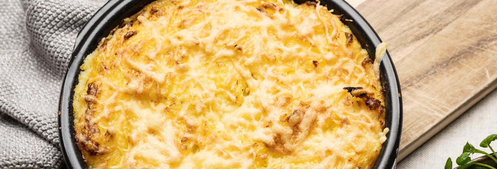 Gratin med mørksej