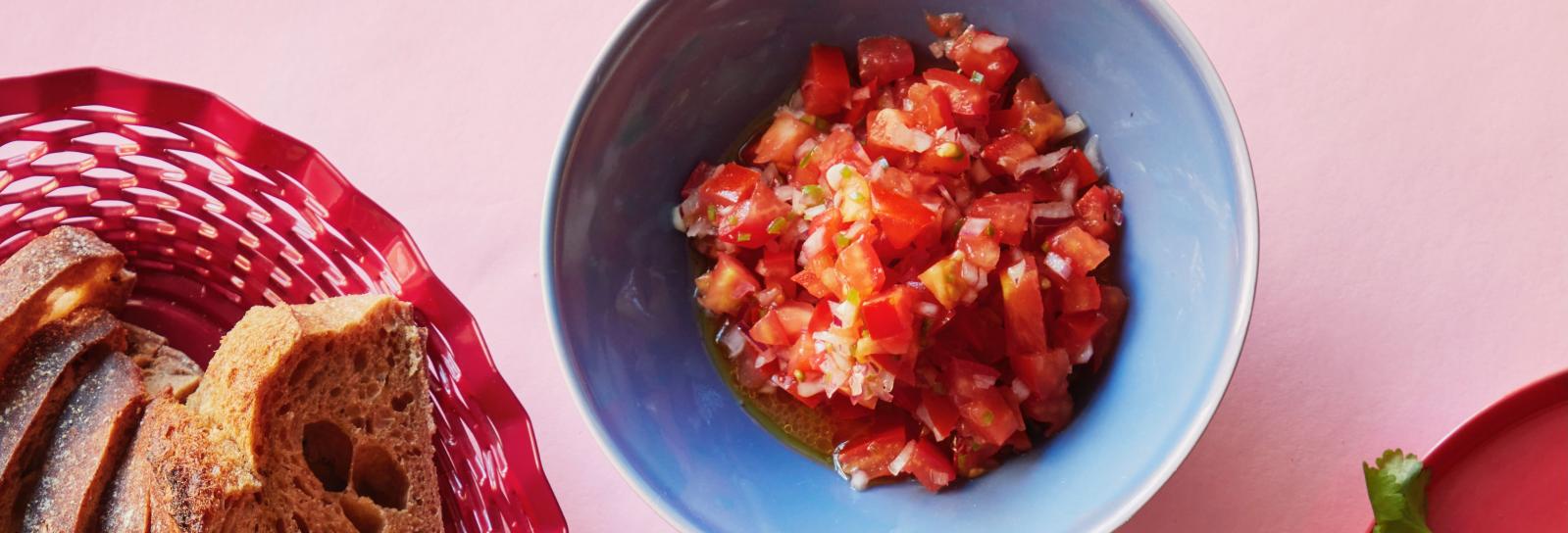 Pico de gallo - tomatsalsa