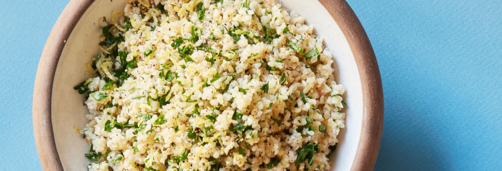 Bulgur med persille og citron