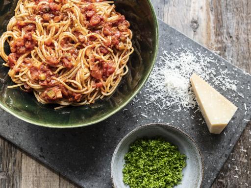 Pasta med tomatsauce